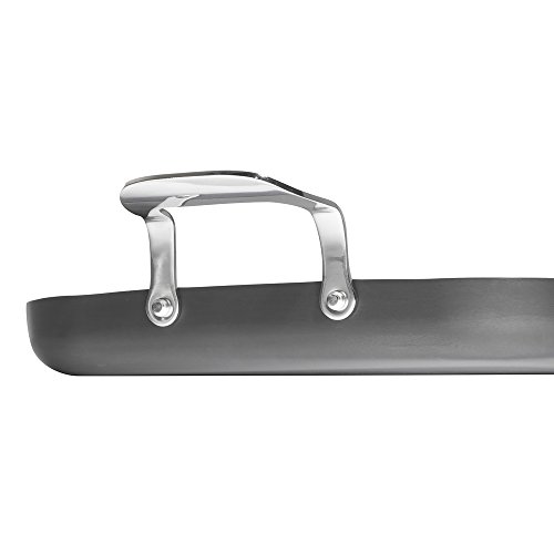 Emeril Lagasse Dishwasher safe Nonstick Hard Anodized Double Burner Griddle, 11"x18" ,Gray - Thumbnail 4