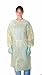 Medline CRI4001 Polypropylene Isolation Gowns, Latex Free, Extra Large, Yellow (Pack of 50)