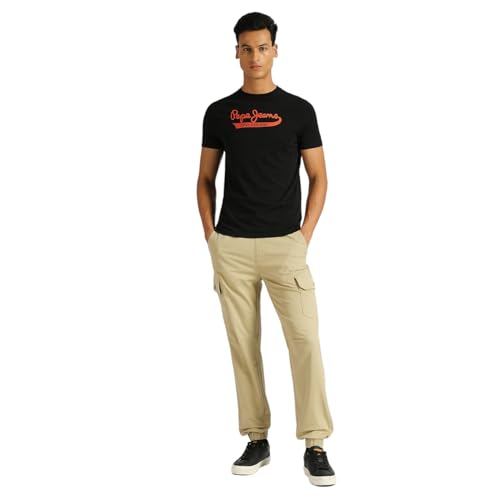 Image of Pepe Jeans Men T-Shirt|Cotton|Slim Fit