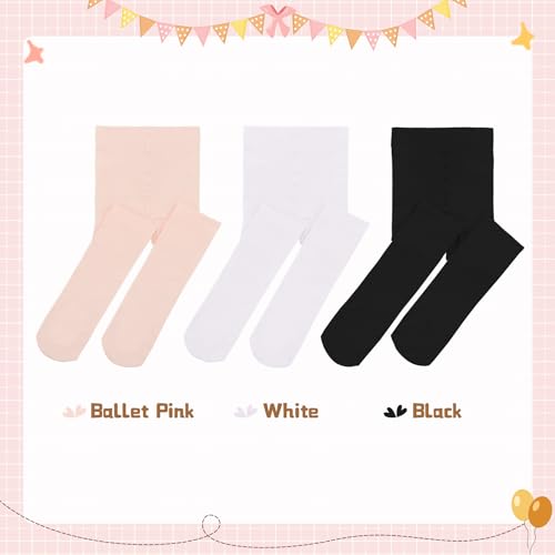 American Trends Baby Girls Dance Tights Toddler Footed Ballet Tights Stockings4