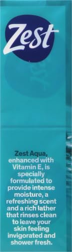 Image of Zest 8-Bar Bath Size Soap, Aqua, 4 Ounce per bar, 8 bars, 32 Ounce (Pack of 6)