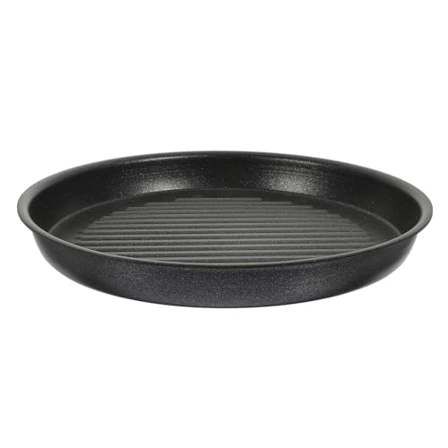 DECORNIJIA Sartén Parrilla Antiadherente para Bistecs Tamaño Mediano Plancha de Aluminio para Asar al Aire Libre Utensilio Ligero Adecuado para Barbacoas y Camping