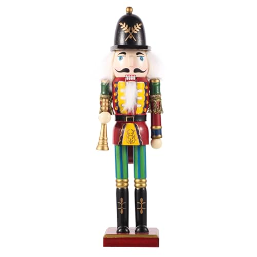 SurpriseSeptember Christmas Nutcracker Ornament,12 inch Traditional Painted Wooden Nutcracker Soldier Doll, Nutcracker Figures Holiday Party Tabletop...