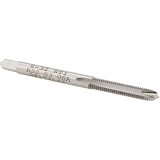 Hertel Spiral Point STI Tap, #6-32 UNC, 2 Flutes, Plug, High Speed Steel, Bright/Uncoated, 2-3/8