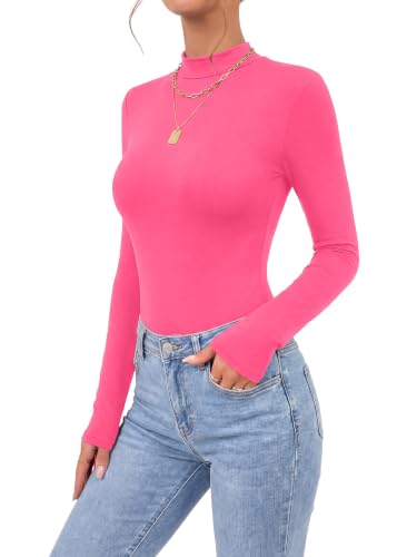 Image of OPOIPIN Women's Long Sleeve Basic Bodysuit