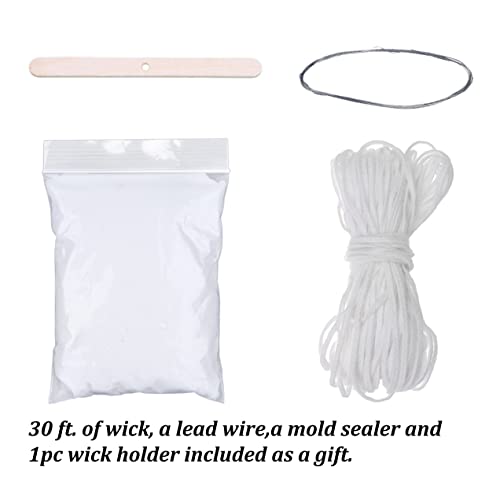Milivixay Six-Sided Pyramid Candle Ｍold-Height: 4.7 Inch,Width:2.3 Inch-Duarable Pc Candle Mold For Making Candles #TOP3