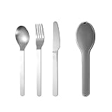 ✔ Tamaño: cuchara: 18 x 4 cm; tenedor: 18 x 2,2 cm; cuchillo: 18 x 1,8 cm