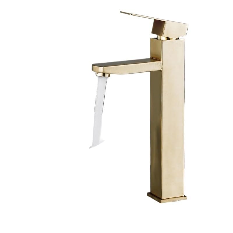 Robinet de lavabo à montage sur comptoir haut pour stopper éclaboussures