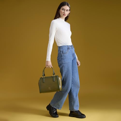 Image of Caprese Dee Medium Satchel Bag for Women with Adjustable & Detachable Strap & Multiple Compartments | Versatile Shoulder, Crossbody & Handheld Bag for Work, Travel, and Everyday Use