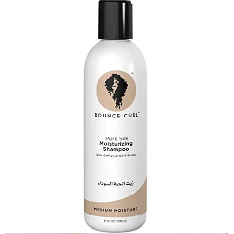 Bounce Curl Pure Silk Moisturizing Sulfate-Free Shampoo (8oz) - Vegan-Friendly & Silcone-Free Cover