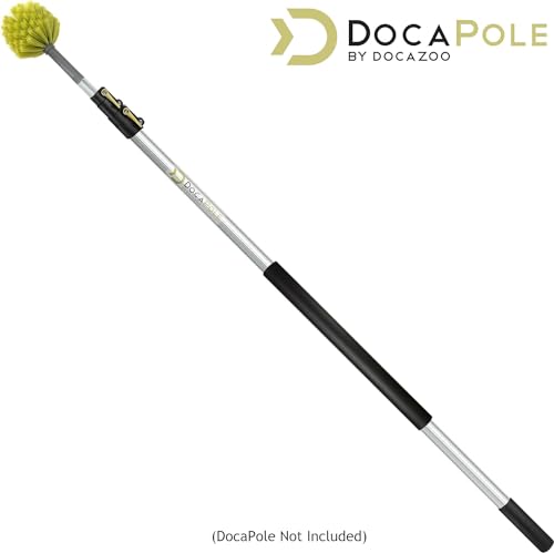 DocaPole Cobweb Duster // Ceiling and Corner Duster // for Dusting and Cleaning High Ceilings and Corners // Includes Handle for Use Without Pole // DocaPole Cleaning Attachment (Pole Not Included)