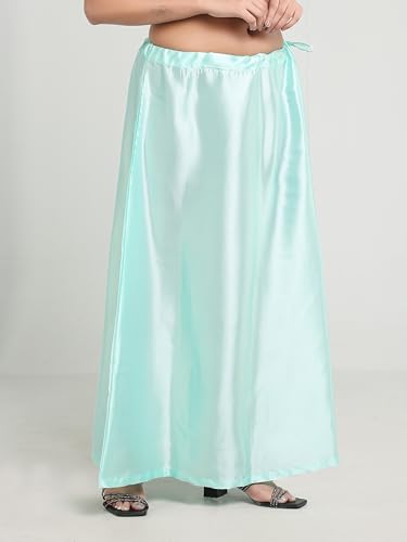 Image of Madhu Fashion Women's Satin Saree Petticoat Saree Underskirt