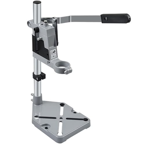 Taladro de columna portátil, mini taladro de columna de aleación de aluminio engrosado, multifuncional y fácil de instalar para perforar agujeros perpendiculares y en ángulo. Mini de colu