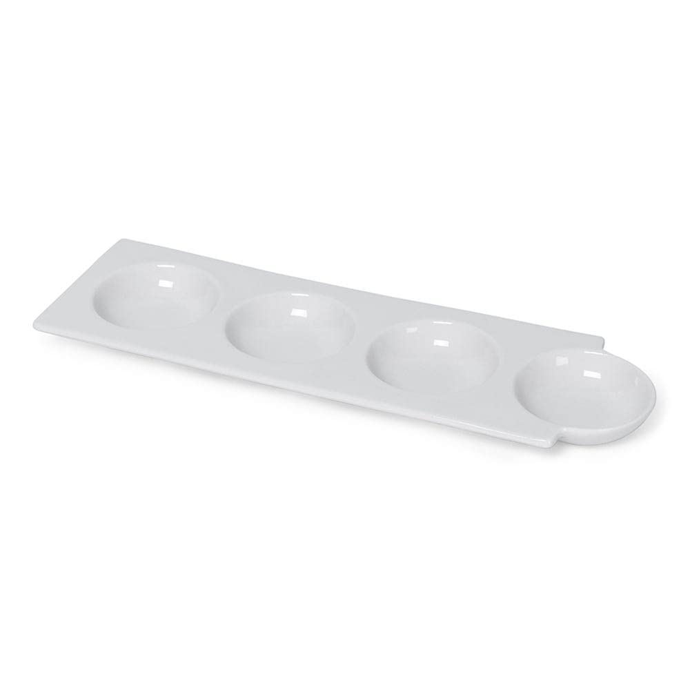 homes r us هومز أر أسPo celain 4-Condiment Dish, White - 30 Cm-9313074018637