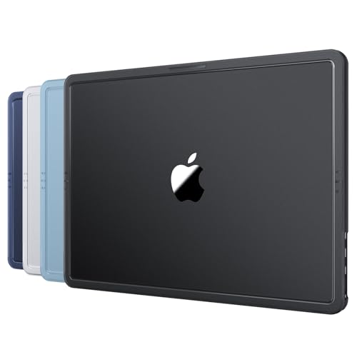 Soonjet for MacBook Air 15 inch Case | M5 M4 M3 M2 2026 2025-2023 | Crack-Resistant Upgrade | Thinner, Lighter, Tougher | Hard Shell Laptop Cover | A3448 A3241 A3114 A2941 | Noble Black Clear by soonjet - Used condition - US$25.18