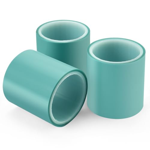 Image of 3 Rolls Resin Tape 5cm x5m Heat Resistant PET Tape Seamless Craft Tape