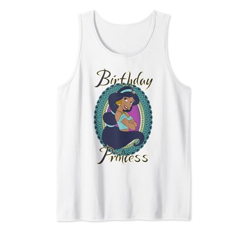 Débardeur Jasmine Disney portrait de princesse pour anniversaire fille