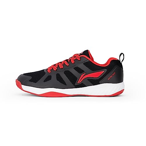 Image of Li-Ning Ultra Max Non-Marking Cushion Badminton Shoe (Black /Red, 11UK)