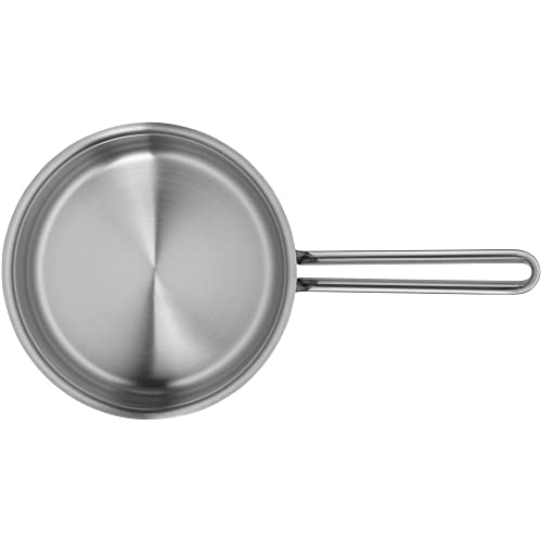 Foto von WMF Provence Plus Stielkasserolle 16cm ohne Deckel, Kochtopf klein 1,4l, Milchtopf Induktion, Cromargan Edelstahl poliert, unbeschichtet, backofengeeignet