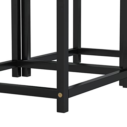 Table basse 2 pièces encastrable et empilable pour optimiser votre salon - 7