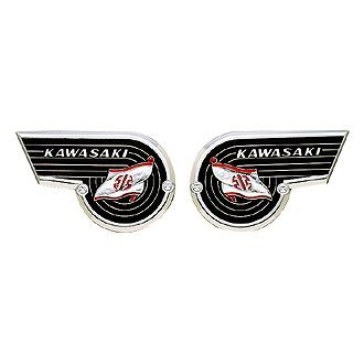 Amazon | カワサキタンクエンブレムリバーマーク 左右セット J20120009 