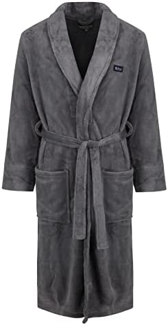 Ben Sherman Men’s Robe Randol Mens Robe, Available in Black/Navy/Charcoal, L UK