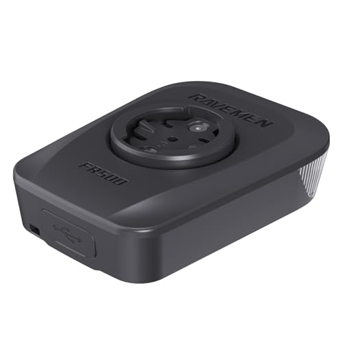 RAVEMEN FR500 Fahrradcomputer Zubehör Kompatibel mit Garmin/Wahoo Fahrradcomputer IPX6 Wasserfestigkeit USB-C Aufladung