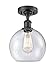 Innovations 516-1C-BK-G124-8 One Light Semi-Flush Mount from Ballston Collection