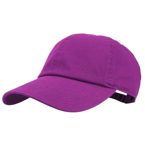 Image of Gelante Baseball Caps Hats 100% Cotton Plain Blank Adjustable Size Wholesale Bulk of 12 Pack