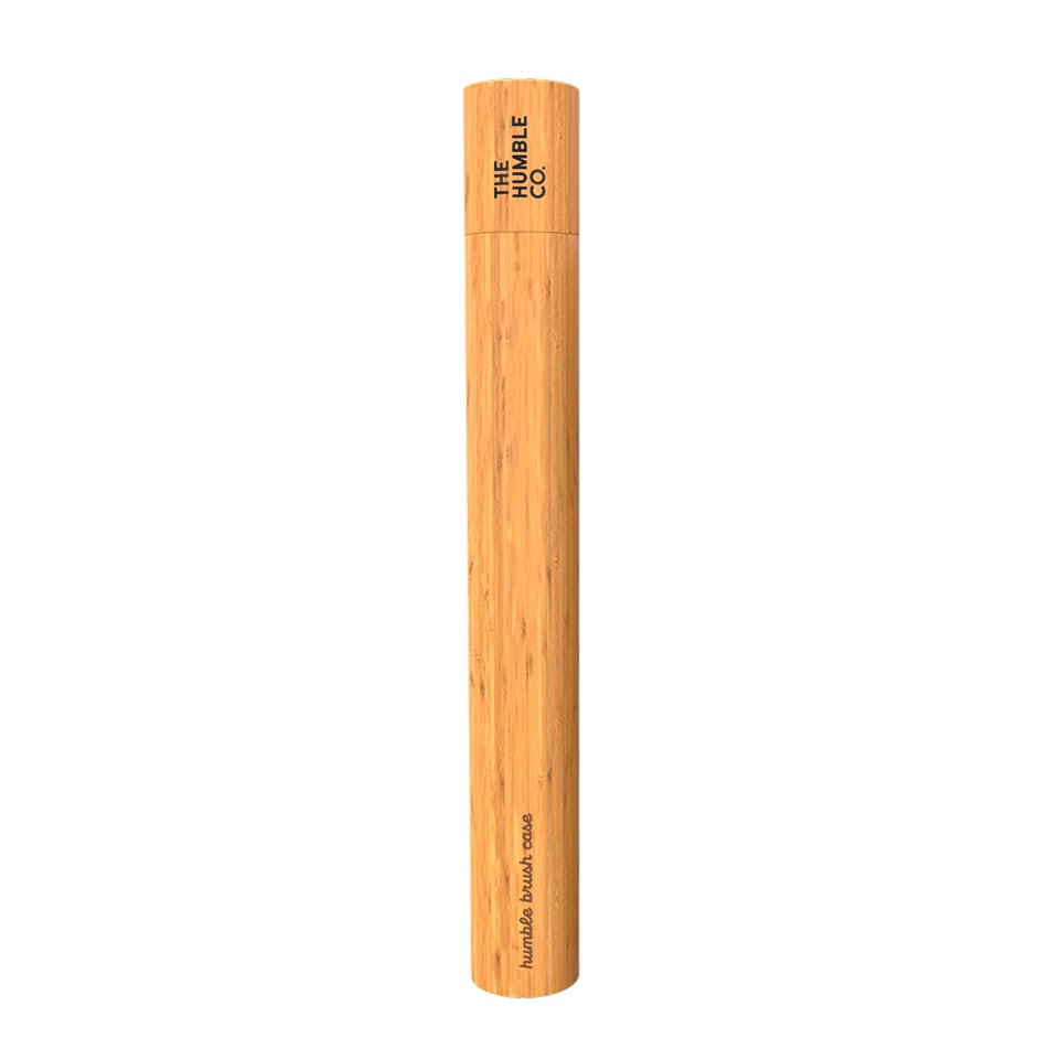 The Humble Co. - Humble Brush Ağız Bakım Seyahat Seti (diş fırçası + diş macunu + kulak çubuğu + kürdanlı diş ipi + bambu kap) (3 paketi)