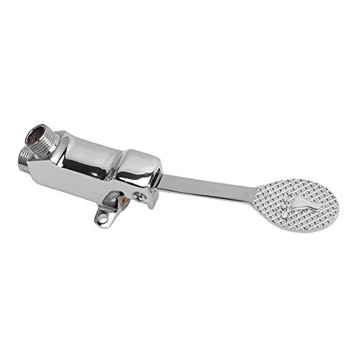 XHTLLO Foot Pedal Water Valve, Water Saving Faucet Pedal Control Switch, Stainless Steel Faucet Floor Pedal Valve, Pedal Control Switch for Public Place