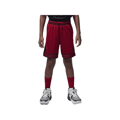 Jordan Sport Big Kids' Dri-FIT Diamond Shorts (Gym Red, 95D313-R78) Size Medium