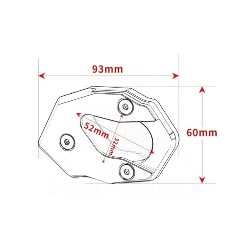 Extension béquille latérale Kawasaki Versys 1000 SE 2019 2021 accessoire