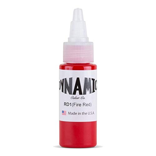 Dynamic Tattoo Ink Color Fire Red 1oz
