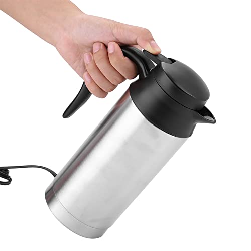 Hervidor eléctrico portátil para auto 24V acero inoxidable 750ml miniatura 7