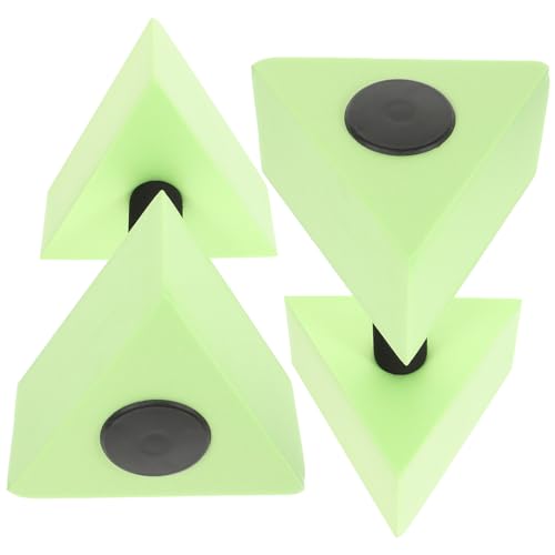 Milisten 1 Juego Mancuernas De Plástico De Color Verde Claro con Paleta De Goma Eva para Ejercicios Acuáticos Bolsas De Pesas para El Agua 2 Piezas