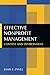 Effective Nonprofit Management