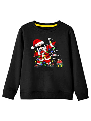 Remimi Unisex Kids Christmas Sweatshirt Long Sleeve Xmas Pullover Tops 3-14 Years