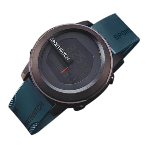 メンズ防水時計、メンズスポーツウォッチ | 高精度計時スマート電子時計 - 男性用歩数計付き多機能メンズウォッチ