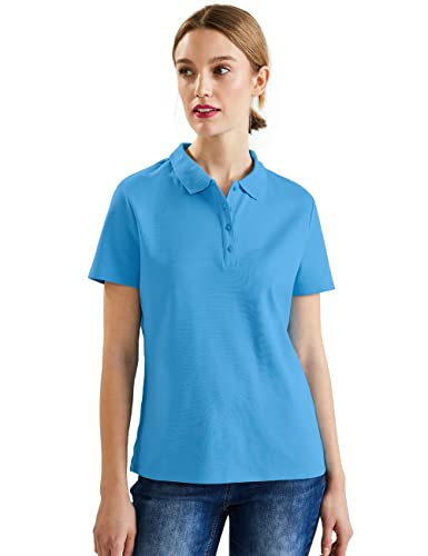 Street One Damen Poloshirt in Unifarbe