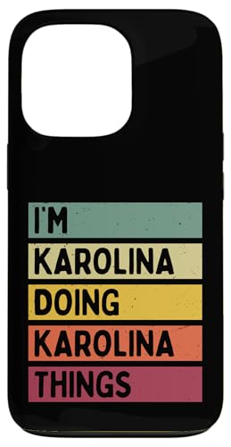I'm Karolina Doing Karolina Things �ʔ����J�X�^���l�[�� �X�}�z�P�[�X iPhone 13 Pro �p