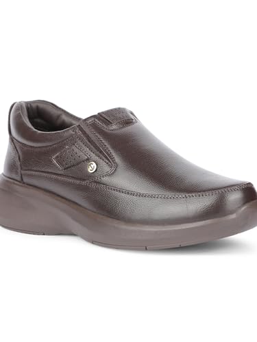 Image of Liberty Healers E823-04 Formal Slip-on Mocassin Shoes for Men | Leather Insole | EVA Sole | Softy Leather Upper| Lightweight & Comfortable | Modern Design