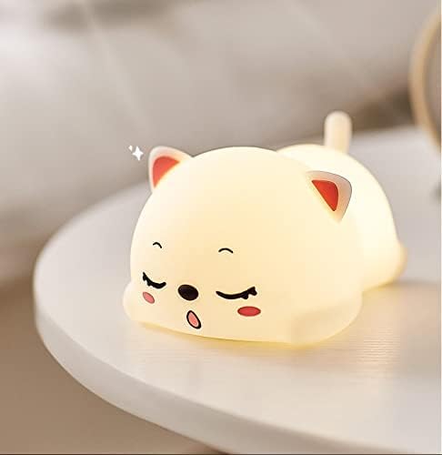 Image of Light Lamp - Night Light for Kids, Girls & Boys | Cute Bedroom Decor for Women | Valentine Special (Cute Cat Lamp)