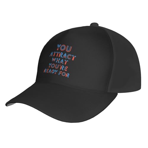 You Attract What You're Ready for Baseball Cap for Men