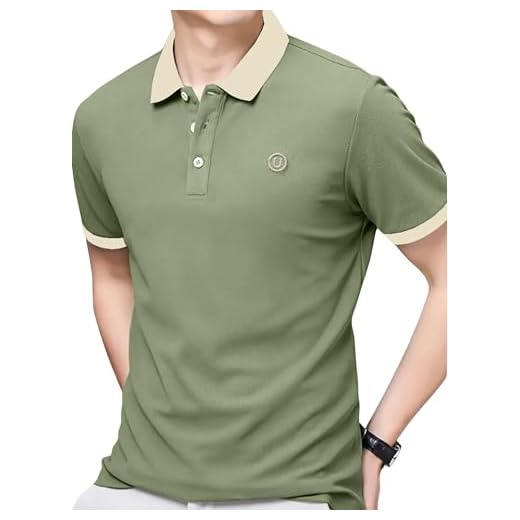 Lymio Men T-Shirt || T-Shirt for Men || Polo T Shirt (Polo-45-Pista-L) Green