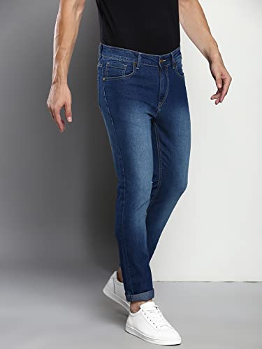 Image of Dennis Lingo Mens Light Slim Fit Mid Rise Denim Jeans