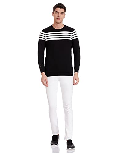 Image of Spykar Men's Cotton Round Neck Sweatshirt