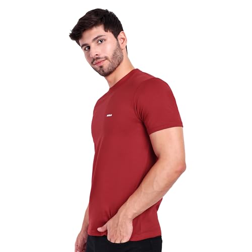 Image of EXCELLO Men's 100% Pure Cotton T-Shirt || Super Soft, Breathable, Premium Material.