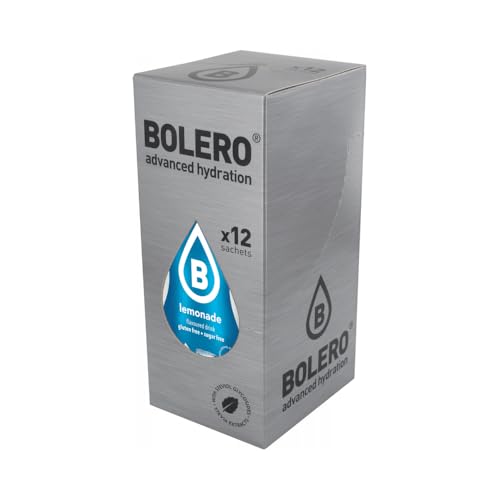 BOLERO | Drinks Idratanti | Gusto: LEMONADE | 9 g x 1,5 lt | 12 BUSTINE