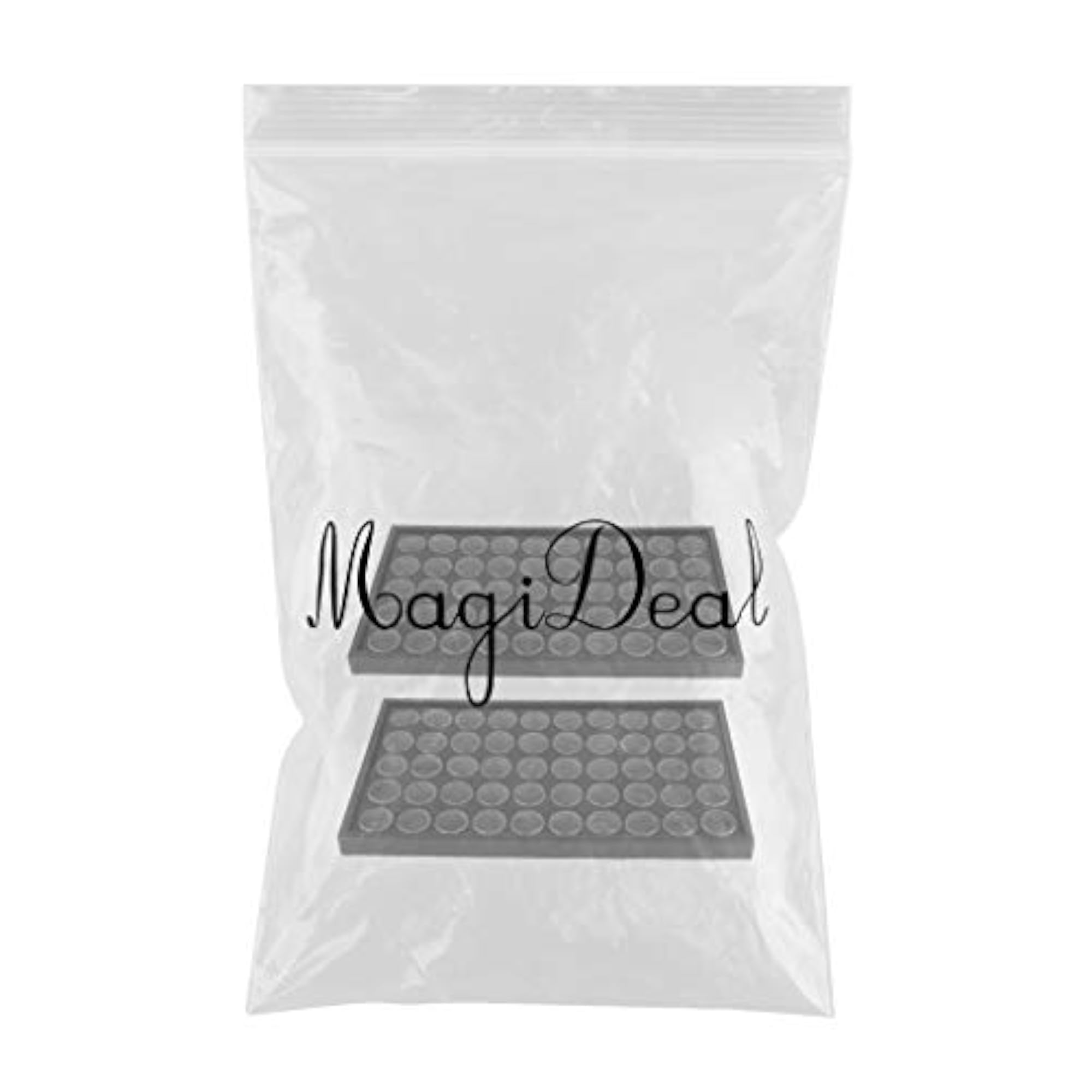 50 Grids Empty Nail Glitter Dust Powder Display Box